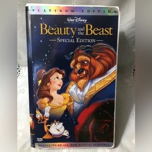 Walt Disney Beauty and the Beast 2002 VHS Platinum Special Edition Collectable!